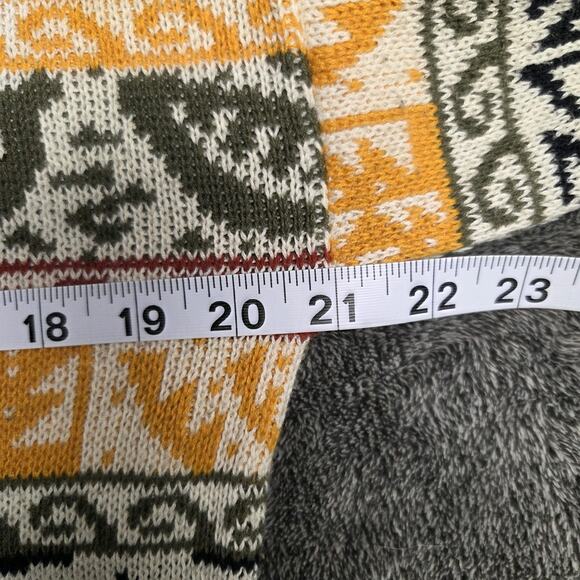 90s Vintage Elephant Jungle Patterned Sweater Babette And Partners Size Medium - Picture 5 of 6